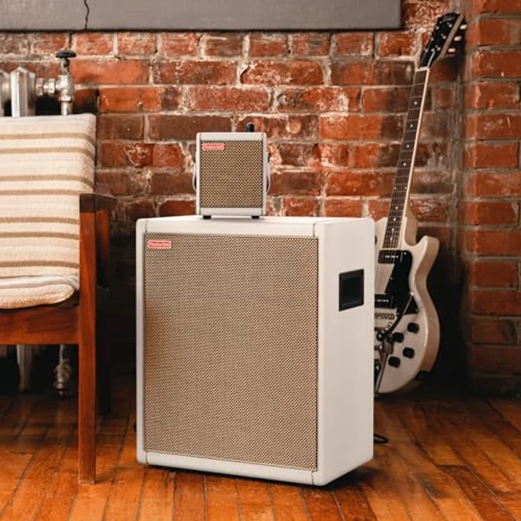 Positive Grid Spark CAB, Gitarrenverstärker-Lautsprecherbox mit 140 Watt, FRFR, für Spark-Serie und Modeler, perlweiß – Bild 5