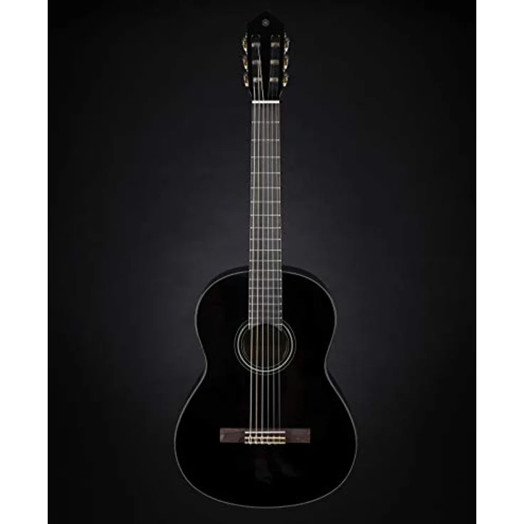 Yamaha C40BLII Akustikgitarre schwarz – 4/4 Einsteigergitarre mit Fichtendecke und Palisander-Griffbrett, edles Design – Bild 2