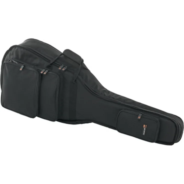Protec Deluxe Classical Gig Bag CF231, Gitarrentasche aus 1000 Denier Nylon, wasser- und abriebfest, schwarz, mit 30mm Polsterung und Rucksacktragegurten