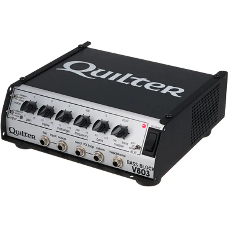 Quilter Bass Block V803, Transistor Bassverstärker mit 800 Watt Leistung, drei Voicings und FX Loop