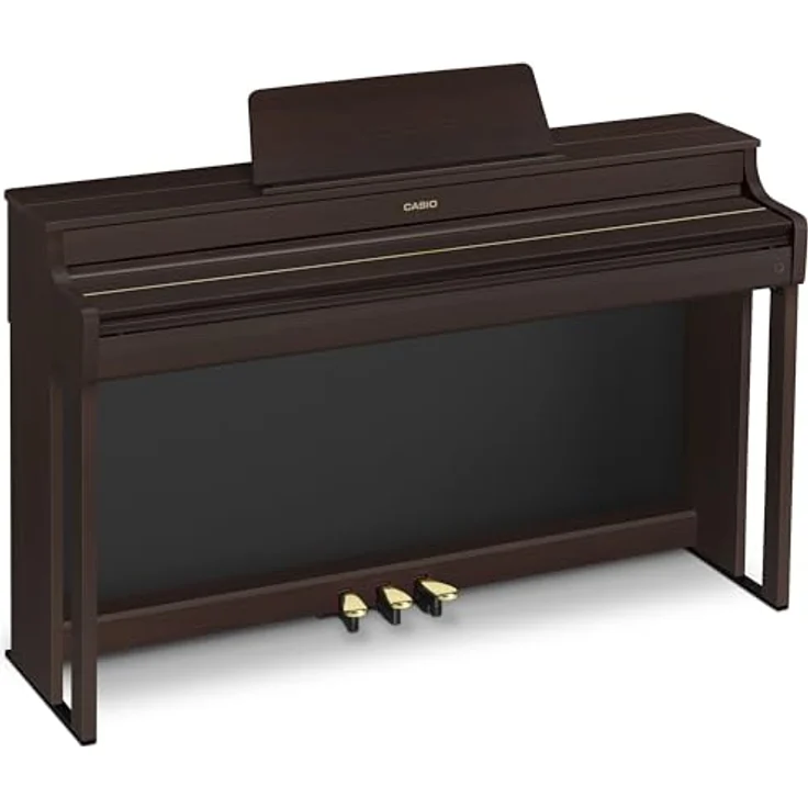 Casio AP-300 BN, Digitalpiano mit 88 gewichteten Tasten, 19 Sounds, MIDI/Audio-Recording, braun – Bild 6