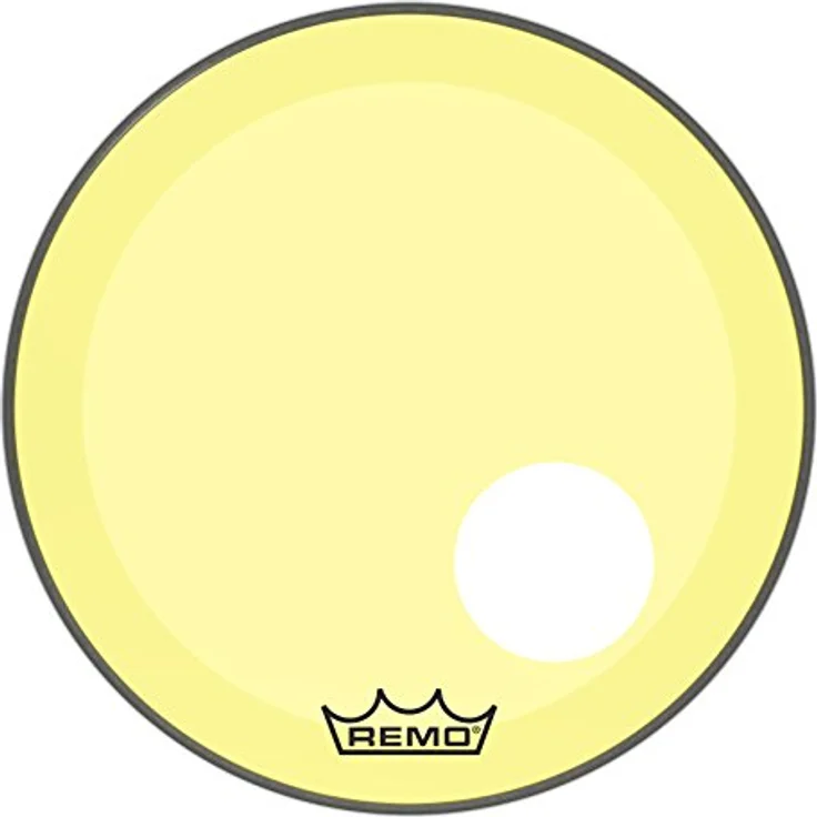 Remo 20" P3 Colortone Reso Purple, Bass Drum Resonanzfell mit 5" Mikrofonloch, lila, 10 mil stark, kräftiger Ton mit kurzem Sustain – Bild 7