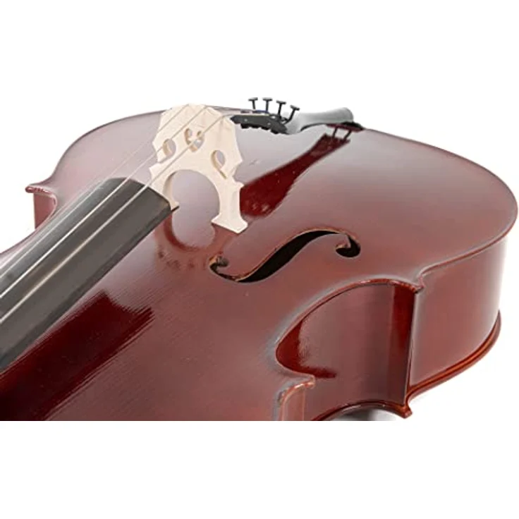 Gewa Pure Celloset HW 3/4, Cello mit massiver Fichtendecke, dunkelrotbraunem Lack und kompletten Zubehör – Bild 6