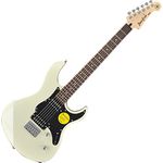 Yamaha Pacifica 120H VW, E-Gitarre mit massivem Erlenkorpus, Ahornhals und Alnico V Humbuckern, Vintage White
