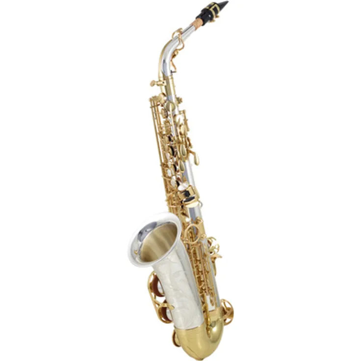 Yanagisawa A-WO35 Elite Alto Sax, Altsaxophon aus Sterling Silber mit überarbeiteter Mechanik und neuem Koffer