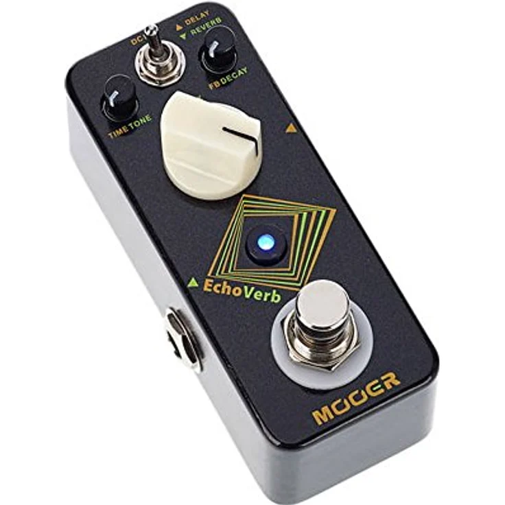 Mooer EchoVerb, Digital Delay und Reverb Effektpedal mit True Bypass und Tap-Tempo Funktion – Bild 3