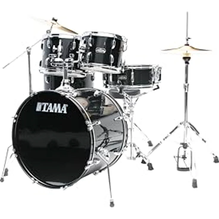 Tama Stagestar 22 5-pcs Kit BNS, Schlagzeugset in Black Night Sparkle mit 22" Bass Drum, 10"-12" Tom Toms, 16" Stand Tom und 14" Snare Drum, inkl. Meinl BCS Messing Beckensatz – Bild 2