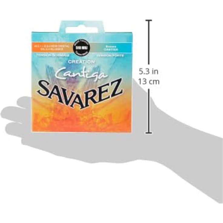 Savarez 510MRJ Cantiga, Gitarrensaiten Set für Konzertgitarre mit Normal/High Tension, Nylon und Fluorocarbon – Bild 4