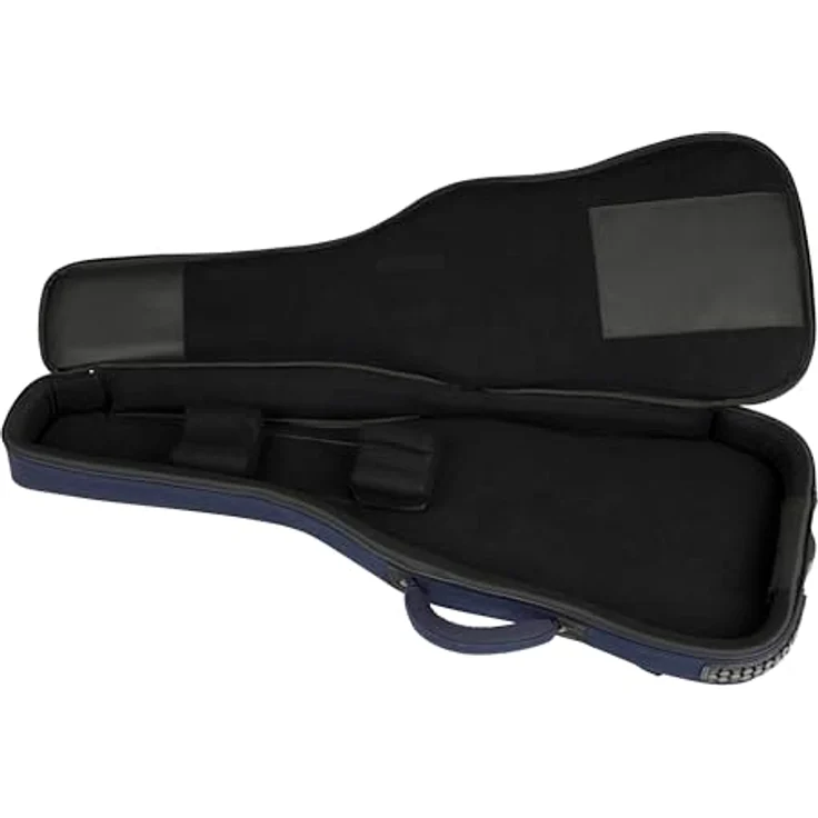 Fender Troubadour Electric Guitar Gigbag, gewachstes Polyestersegeltuch mit 25mm Polsterung, Navy color – Bild 11