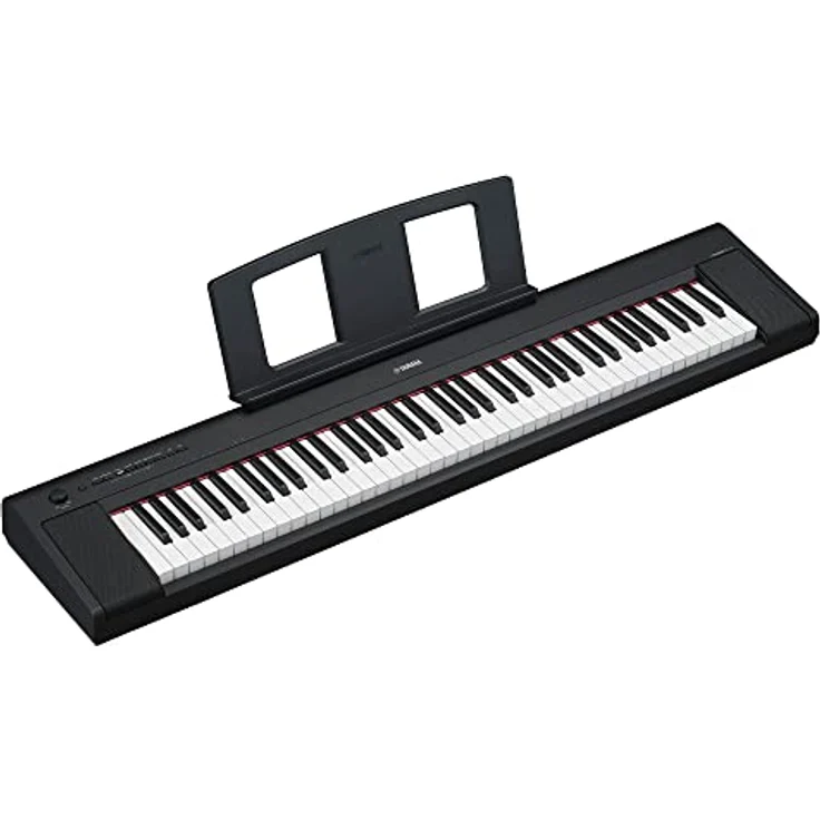 Yamaha NP-35 Piaggero Black, Digitalpiano mit 76 anschlagsdynamischen Tasten, 15 Sounds und 64-stimmiger Polyphonie – Bild 1