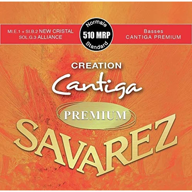 Savarez Cantiga Premium Saiten für klassische Gitarre, Normal Tension Satz aus klarem Nylon und Carbon, Made in Europe – Bild 1