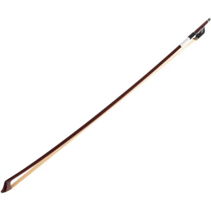 Alfred Stingl by Höfner AS23 VA Violabogen, Holzbogen aus Massaranduba mit Neusilberbewicklung und Ebenholzfrosch, ausgewähltes mongolisches Pferdehaar