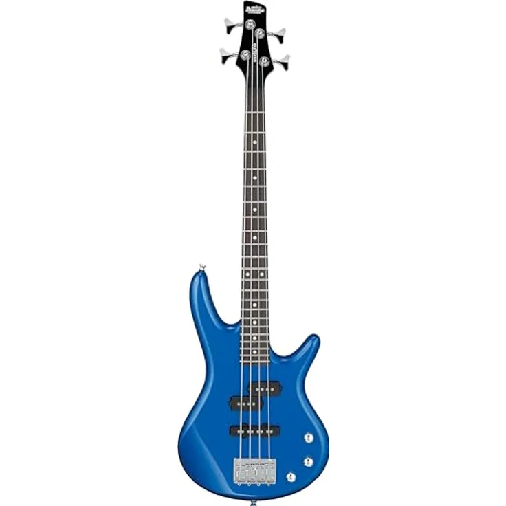 Ibanez GSRM20-SLB GIO SR MiKro E-Bassgitarre - 4 Saiten - Shortscale - Starlight Blue, mit hochwertigem Polyurethan Finish und verchromten Stimmmechaniken