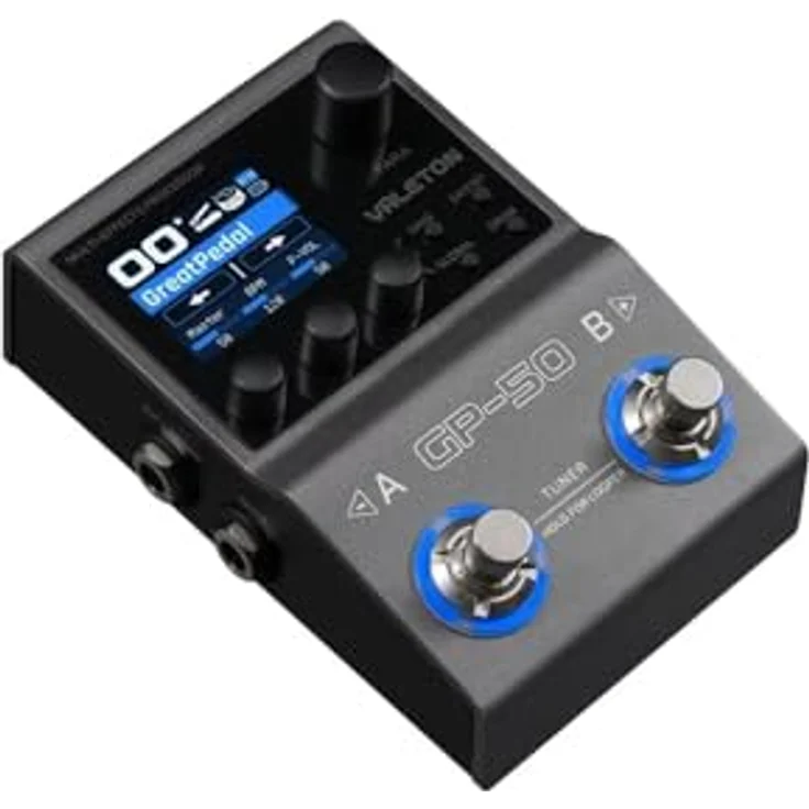 Valeton GP-50, Multieffekt-Gitarrenpedal mit Verstärkermodellen, Cab Sims, Looper, Tuner und USB-Audio-Schnittstelle – Bild 3
