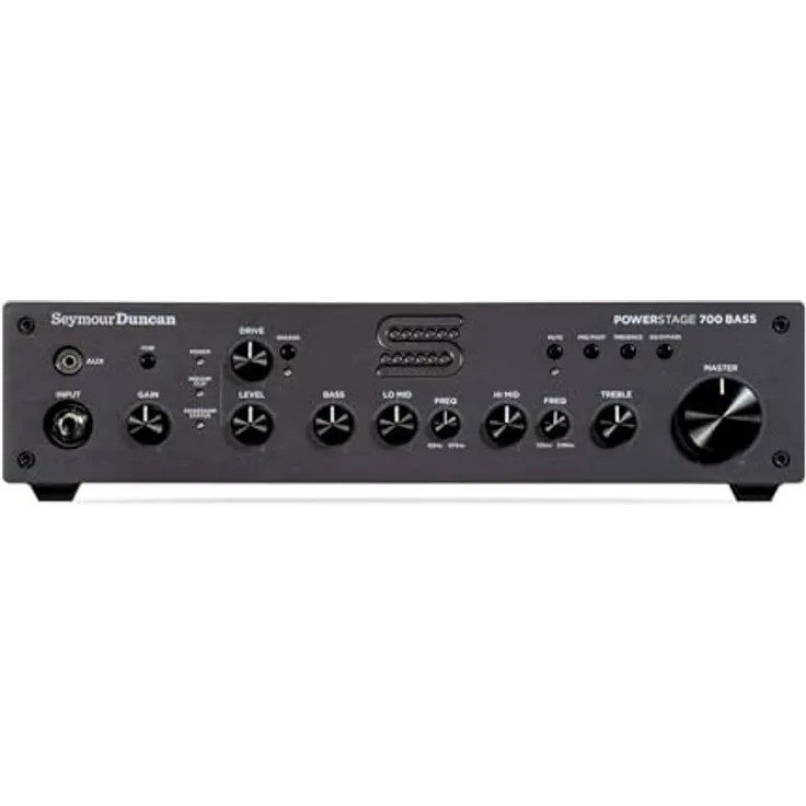 Seymour Duncan PowerStage 700 Bass, Bass Verstärker Topteil mit 700 Watt, 4-Band-EQ und zuschaltbarem Overdrive