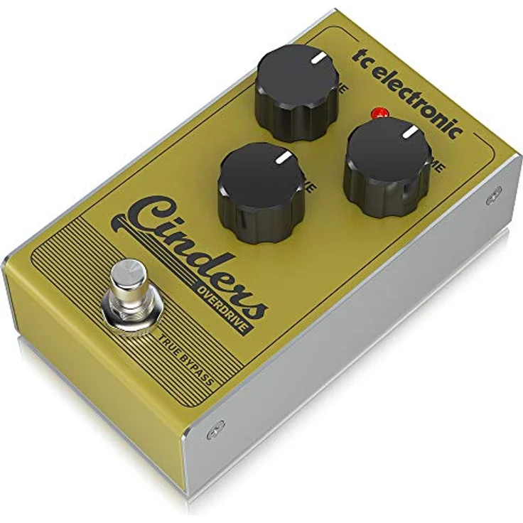 tc electronic Cinders Overdrive, E-Gitarreneffekt-Pedal mit Tone-, Volume- und Drive-Regler, True Bypass, 9V Stromversorgung, kompaktes Design – Bild 3