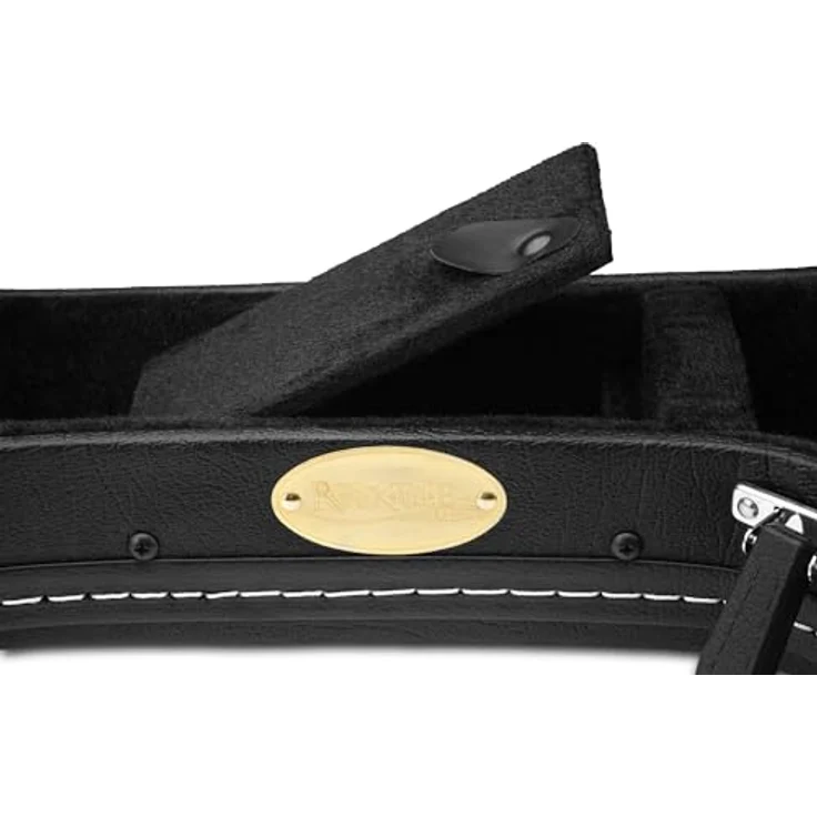 ROCKTILE Gitarrenkoffer Deluxe für E-Gitarre, Robuster Koffer mit 10 mm Innenfutter, abschließbar, max. Innenmaße 104,5 x 35 x 8 cm – Bild 3