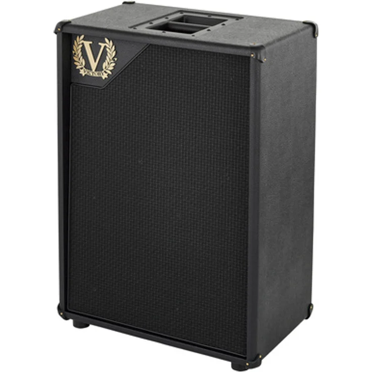 Victory Amplifiers Sheriff 212 Cabinet, Gitarrenbox mit 2 x 12" Celestion G12T-75 Lautsprechern, 150 Watt, 16 Ohm, geschlossen, Rotholzkiefer/Birke, made in U.K.