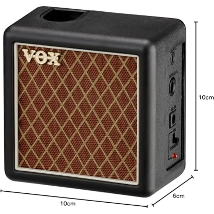 Vox Amplug 2 Cabinet, Mini E-Gitarrenbox mit 2 Watt Leistung und 3" Lautsprecher, Maße 100x60x100mm, Gewicht 200g – Bild 5