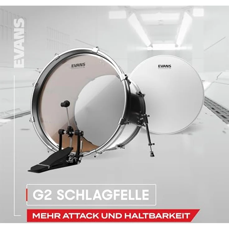 Evans G2 Clear 14", TT14G2, Tom Fell für Schlagzeug mit ausgewogener Klangqualität – Bild 2