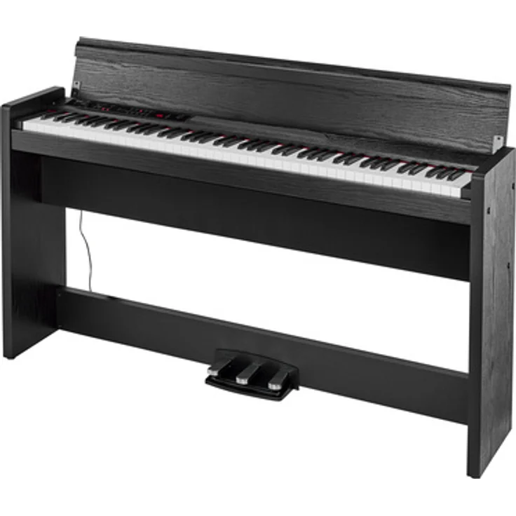 Korg LP-380U RWBK, Digitalpiano mit 88 RH3 Tasten, 30 Sounds, USB Audio/MIDI, Rosenholz-Schwarz – Bild 1