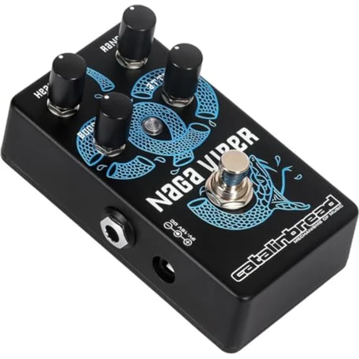 Catalinbread Naga Viper Treble Booster MKII, Gitarren-Effektgerät mit aktualisierter Schaltung, Dämpfungsregler und höherem Gain, True Bypass – Bild 3