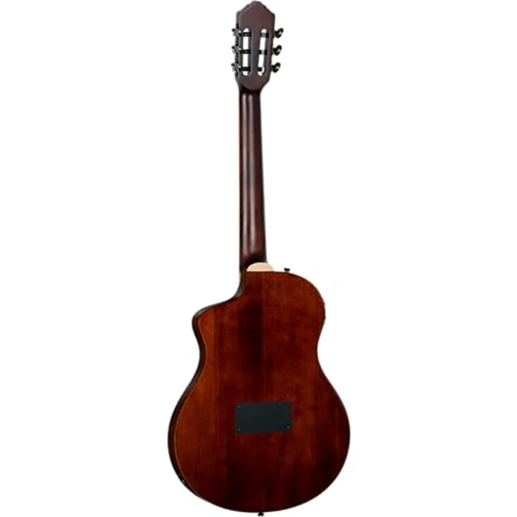 Ortega Tour Player ACA Burst, Konzertgitarre 4/4 mit massiver Okoume-Boden und -Zargen, Akazien-Decke, wiederaufladbarer Elektronik, Burst glänzend, inkl. Gigbag – Bild 5