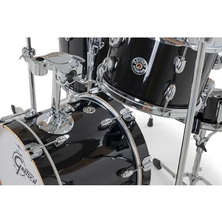 Gretsch Drums Catalina Club Micro PB, Schlagzeugset mit 100% Mahagoni Kessel, in Piano Black, inklusive Tom Tom Halter – Bild 8
