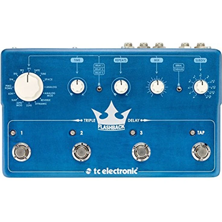 TC Electronic FLASHBACK TRIPLE DELAY, Drei-Engine-Delay-Pedal mit flexiblem Routing, Subdivision-Steuerung und TonePrint-Funktion – Bild 3