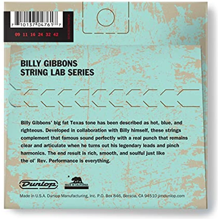 Jim Dunlop RWN0942, Gitarrensaiten Medium Leicht 09-42 für Texas-Ton und ausdrucksstarkes Spielen – Bild 2