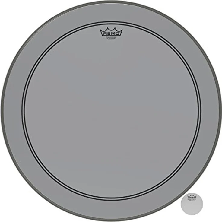 Remo 20" P3 Colortone Purple Bass Drum Schlagfell, einschichtig, 10 mil mit Dämpfungsring, inklusive Falam Slam – Bild 10