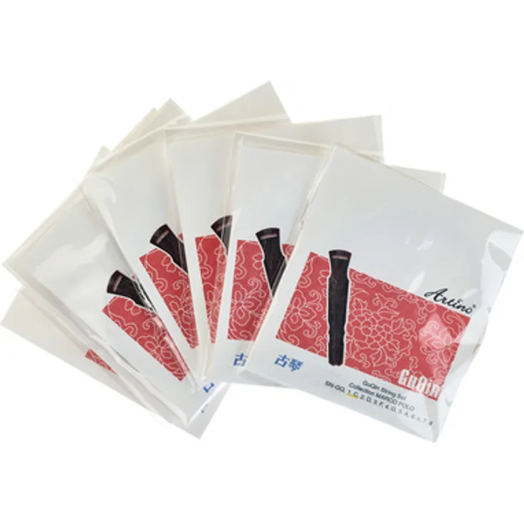 Artino Chinese GuQin Strings Set, 7 Saiten in C-D-F-G-A-c-d, Durchmesser 1,35 - 0,7mm