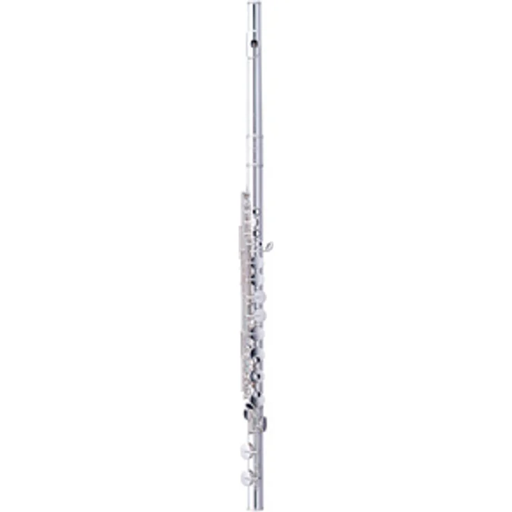 Pearl Flutes PFA 207 ES Alto Flute, Altquerflöte in G mit Sterling Silber Kopfstück, geschlossene Klappen und E-Mechanik, inkl. Koffer und Nylontasche