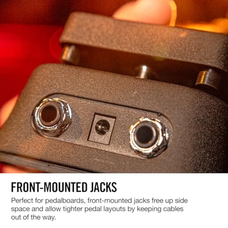 Dunlop CBJ95 Cry Baby Junior Wah, kompaktes Wah Effektpedal mit 3-Wege Voicing Schalter und einstellbarem Widerstand, Metallgehäuse – Bild 8
