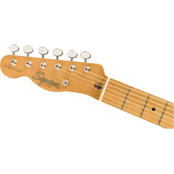 Squier Classic Vibe 50s Tele LH MN BB, Linkshänder Telecaster E-Gitarre, Butterscotch Blonde, Ahornhals, Fender Designed Alnico Single-Coil Tonabnehmer – Bild 8