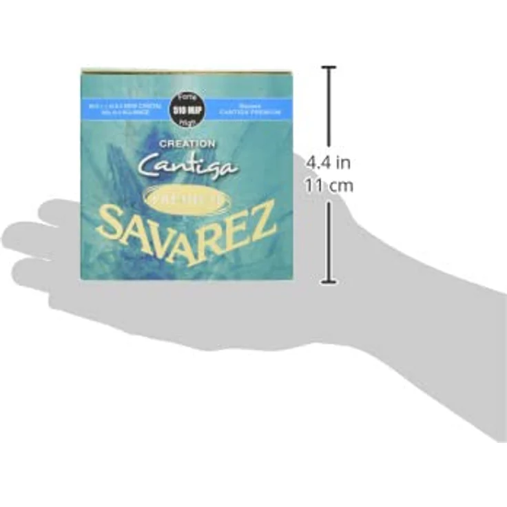 Savarez Cantiga Premium High Tension Gitarrensaiten, Diskantsaiten aus klarem Nylon und Bass-Saiten aus Alliance Carbon, STSAV51-50489 – Bild 3