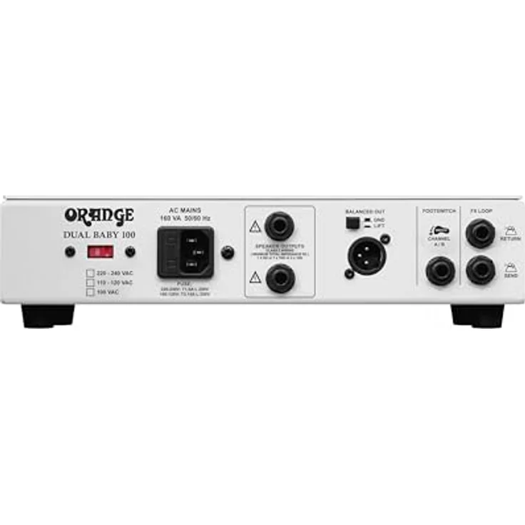 Orange Dual Baby 100, 100 Watt Gitarren Topteil mit Class A/B Transistor Endstufe und kanalumschaltbarer Vorstufe – Bild 6