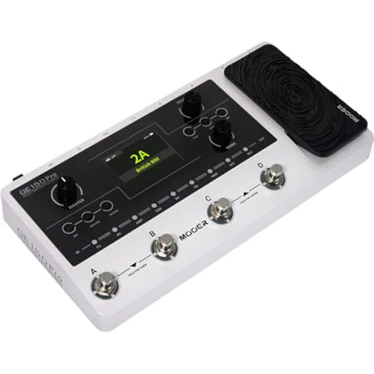 Mooer GE150 PRO Amp Modeling, Multi-Effekt Pedal mit 55 Amp-Models, 151 Effekten, Drum Machine und Phrase Looper, USB Typ-C Interface, inkl. USB Kabel – Bild 5
