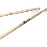 Pro Mark PW5AW 5A Classic Attack Oak, Drumsticks aus japanischem Eichenholz mit ovalem Holzkopf, Länge 40,60 cm, Durchmesser 1,40 cm