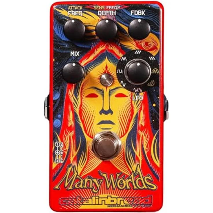 Catalinbread Many Worlds, Achtstufiger Phaser für E-Gitarre mit 8 wählbaren Phasenkontrollparametern und 6 LFOs, True Bypass