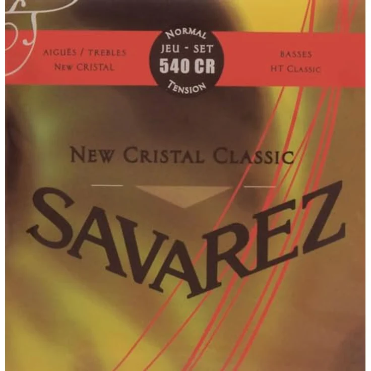Savarez 540CR New Cristal Classic, Gitarrensaiten aus klarem Nylon mit Carbon Stabilon, normale Spannung – Bild 2