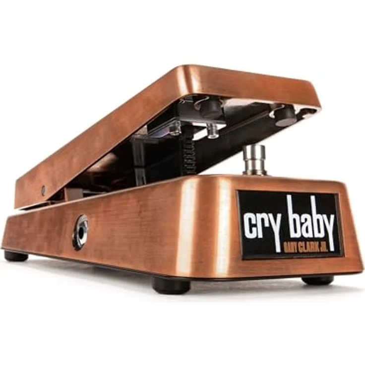 Dunlop Gary Clark Jr. Cry Baby Wah, Wah Effekt Pedal mit brushed copper Finish und engem Sweep-Bereich für warmen Blues-Sound – Bild 1