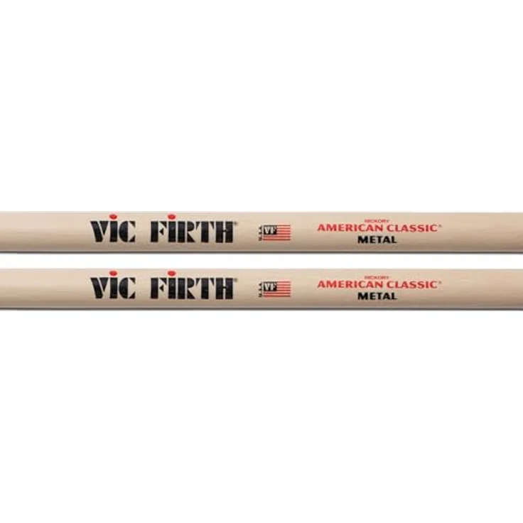 Vic Firth Classic Metal, American Hickory Drumsticks mit hochwertigem Material und Langlebigkeit – Bild 3