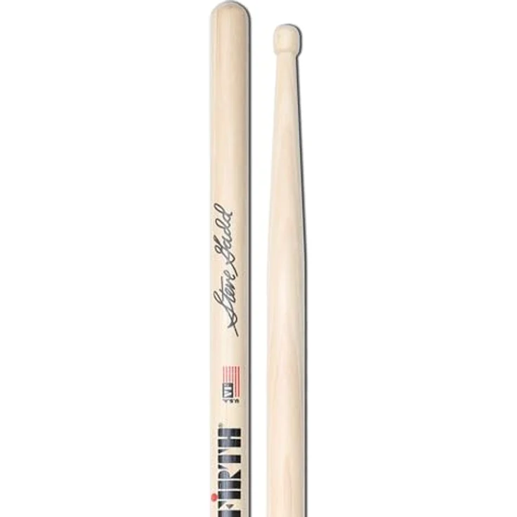 Vic Firth Signature Series Drumsticks SSG2, Steve Gadd Design mit Holzspitze, 40 cm Länge, 1,4 cm Durchmesser, natürliches Finish – Bild 1