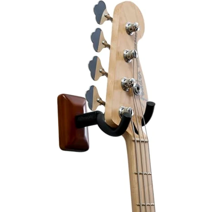 Gator Frameworks GFW-GTR-Hanger Mahagoni, Wandmontierter Gitarrenständer für E-Gitarren, Akustikgitarren und Bässe mit rutschfestem Drehgelenk und Schaumstoffkissen – Bild 11