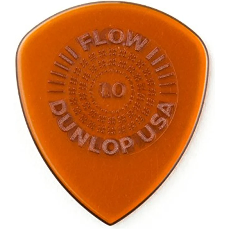 Dunlop Flow Standard Picks 1.00 mm, Plektren-Pack mit pointierter Spitze, braun, 6 Stück – Bild 5