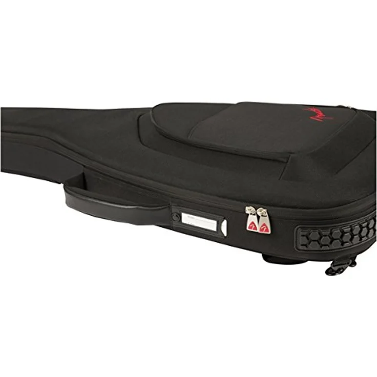 Fender FE1225 E-Guitar Gig Bag, Gitarrentasche mit 25mm Polsterung, schwarzes Design und ergonomischem Griff – Bild 9