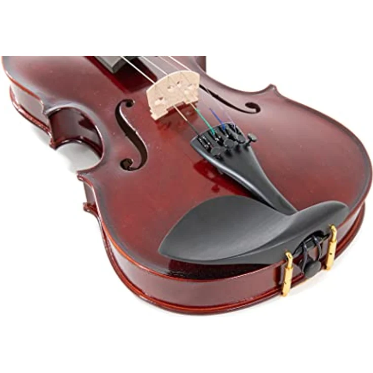 Gewa Pure Violinset HW 4/4, Violingarnitur mit massiver Fichtendecke und Ahornboden, dunkelrotbrauner Lack, inklusive Leicht-Etui und Massaranduba-Bogen – Bild 5