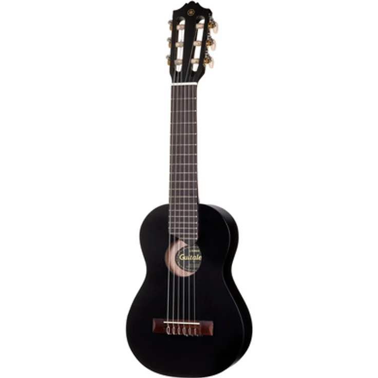 Yamaha GL1 Black, Gitarlele mit 6 Saiten, Fichtendecke, Meranti Body, Sonokeling Griffbrett, inkl. Gig Bag