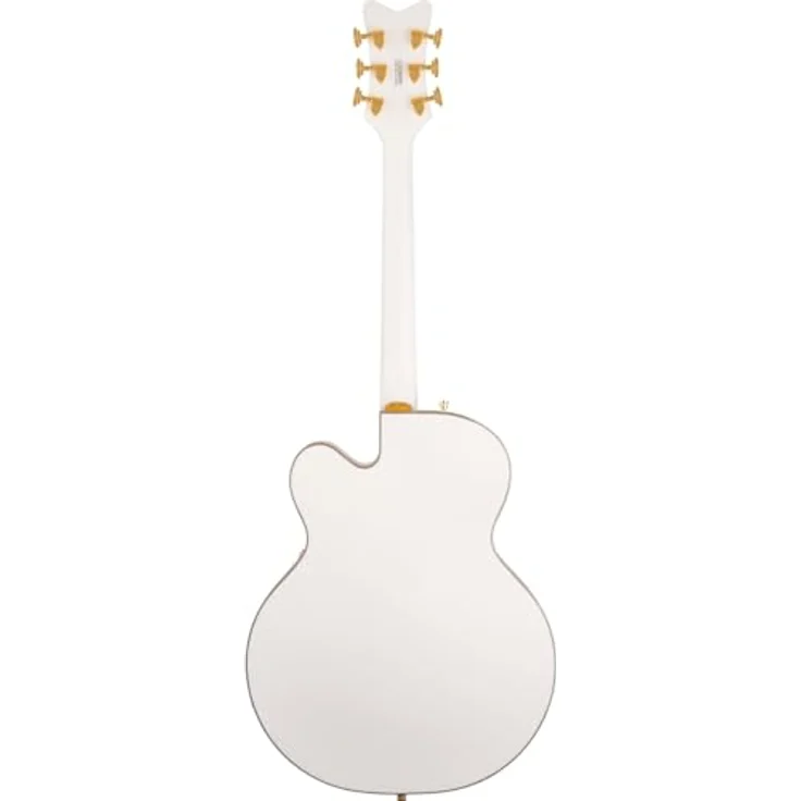 Gretsch Synchromatic Falcon BB White, Hollow Body E-Gitarre mit Ahorn Korpus, Ebenholz Griffbrett und Bigsby Tremolo – Bild 3